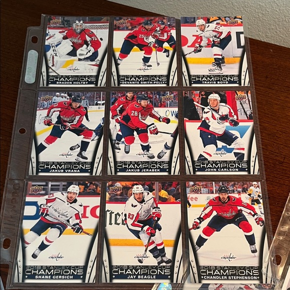 Washington Capitals 2018 Stanley Cup Champions Book/Player Cards by Upper Deck - Picture 10 of 13